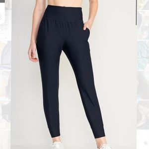 High-Waisted 7/8-Length Joggers